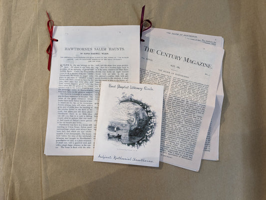 Hawthorne Magazine Article REPRODUCTION Set : 3 pieces