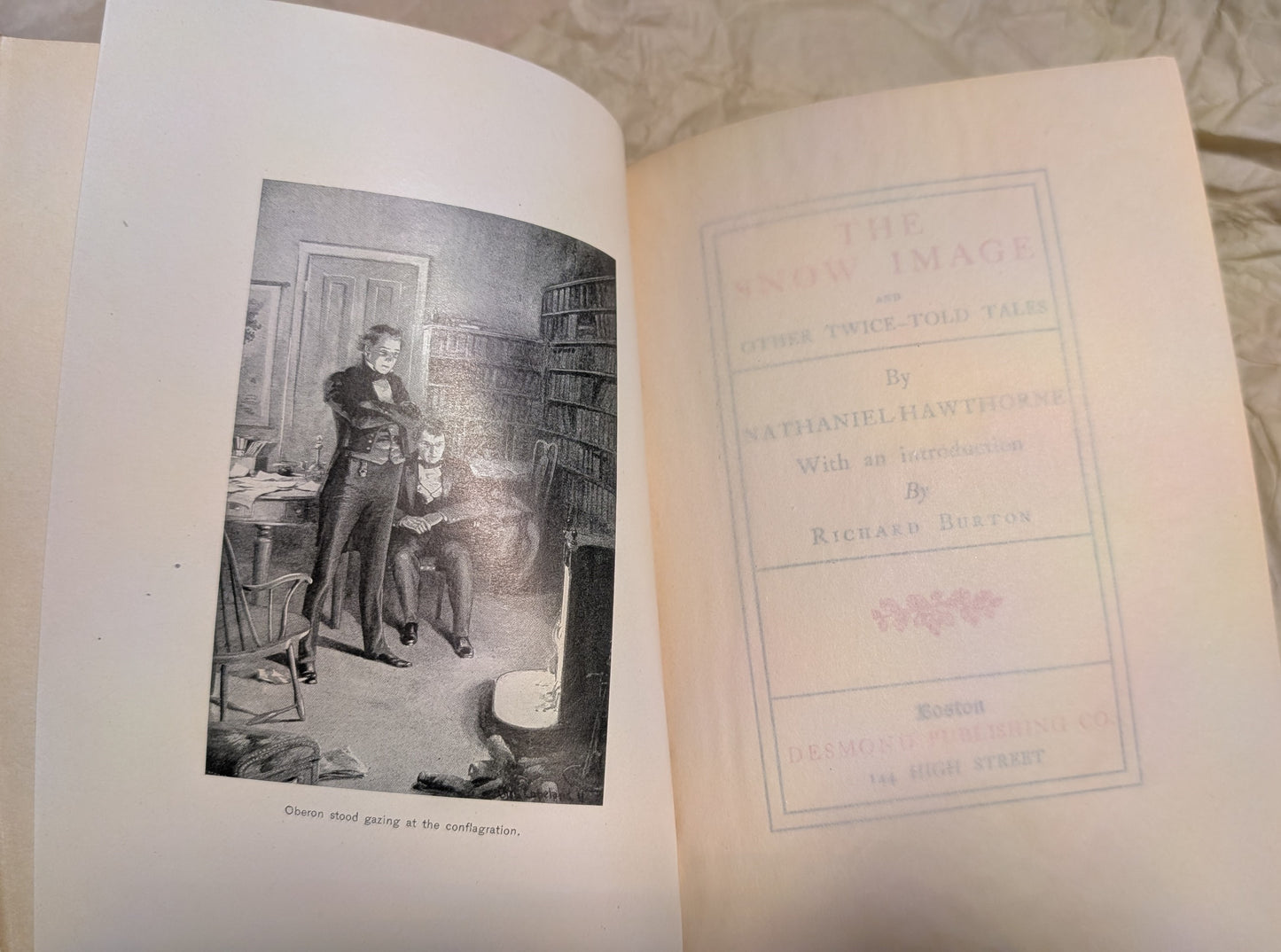 The Snow Image & Other Twice Told Tales, 1899, Boston, by Nathaniel Hawthorne