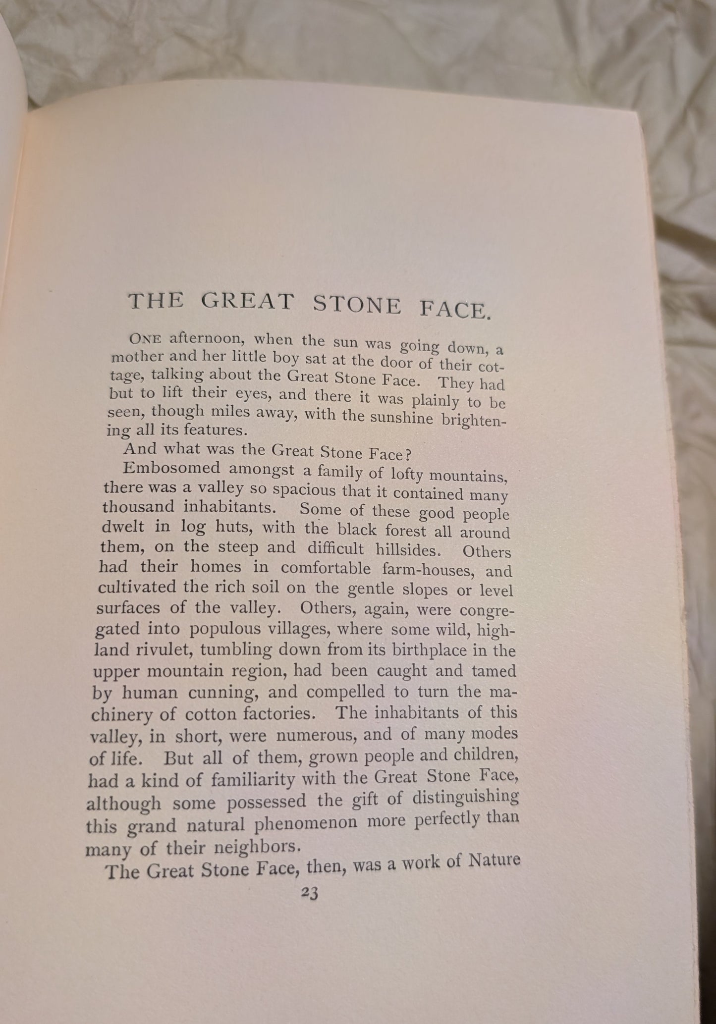 The Snow Image & Other Twice Told Tales, 1899, Boston, by Nathaniel Hawthorne