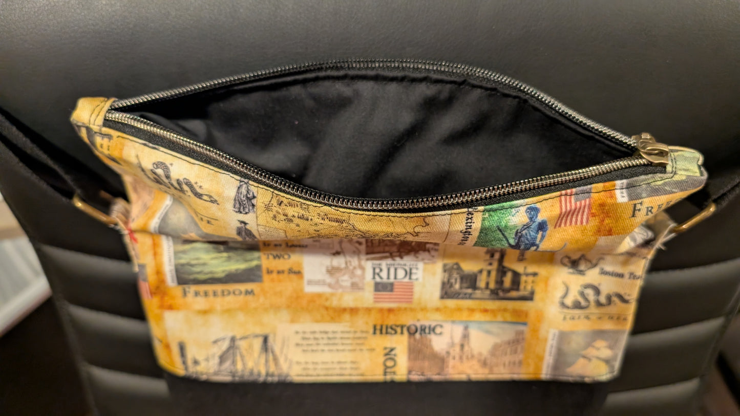American Revolution Freedom Trail Collage Crossbody Bag