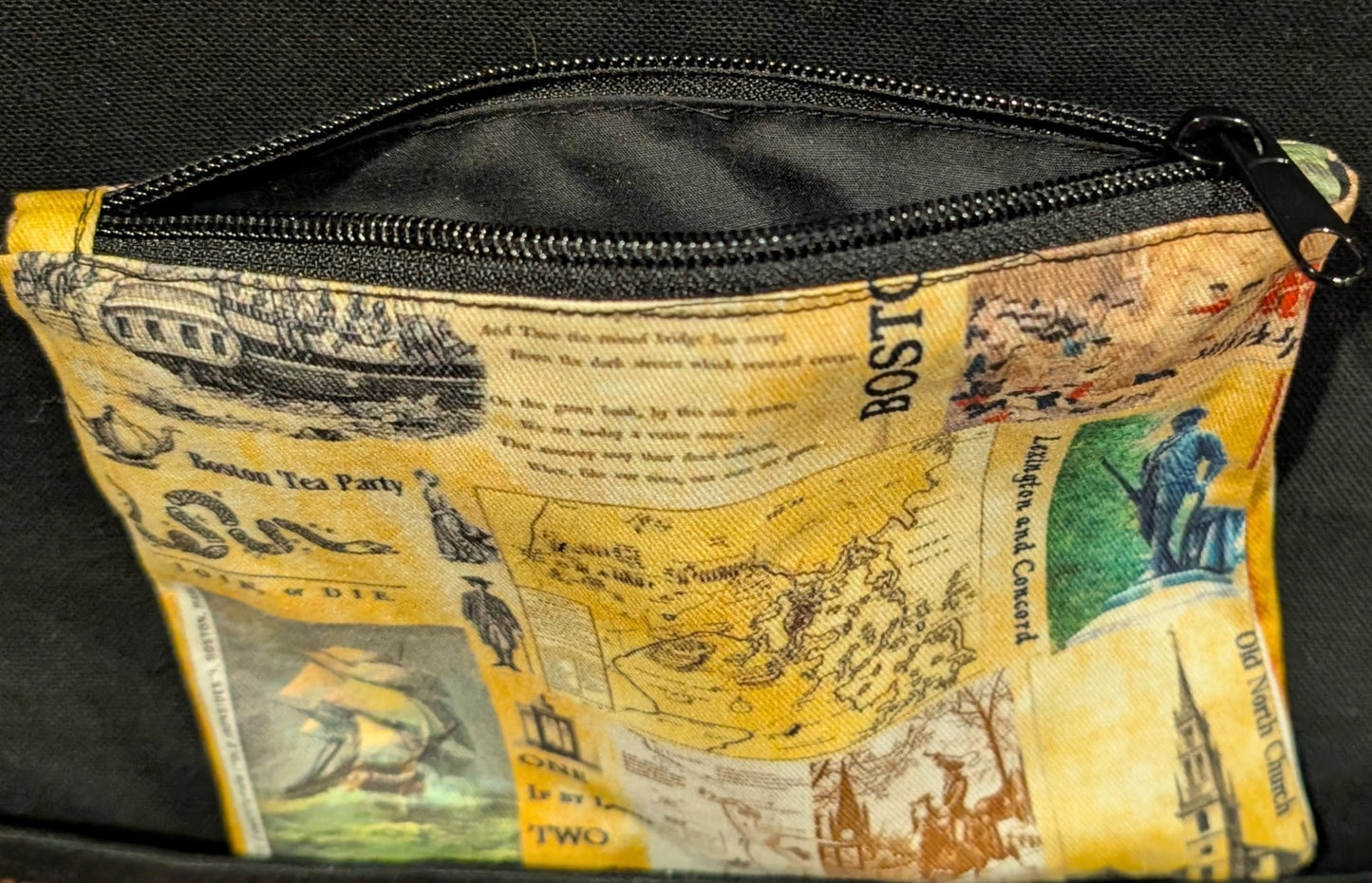 American Revolution Freedom Trail Collage Pencil Case/Purse