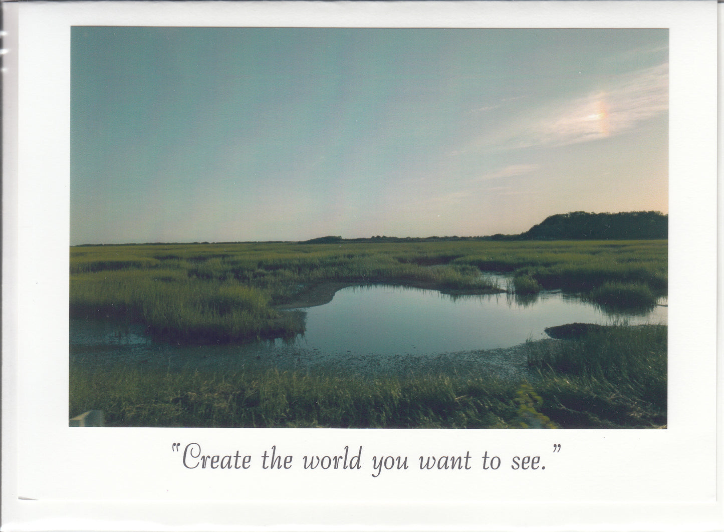 "Create the world you want to see" Channeled Angel Message Card