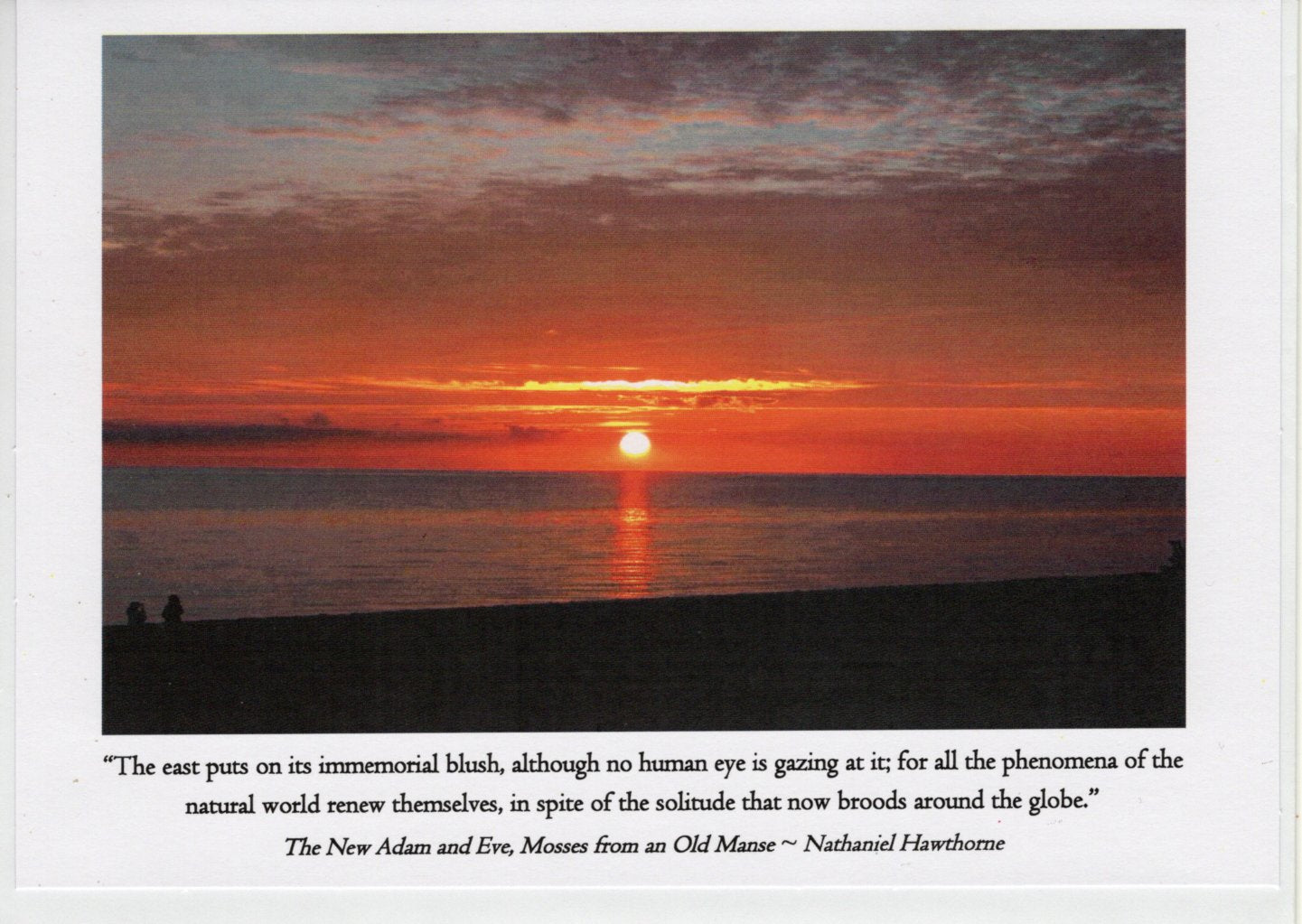 "The east" N. Hawthorne Card-blank : 5x7