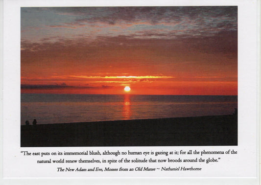 "The east" N. Hawthorne Card-blank : 5x7