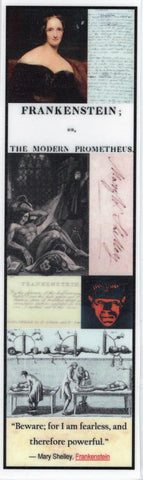 Mary Shelley's Frankenstein Collage Bookmark