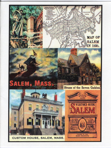 SALEM, MASS Collage Notecard