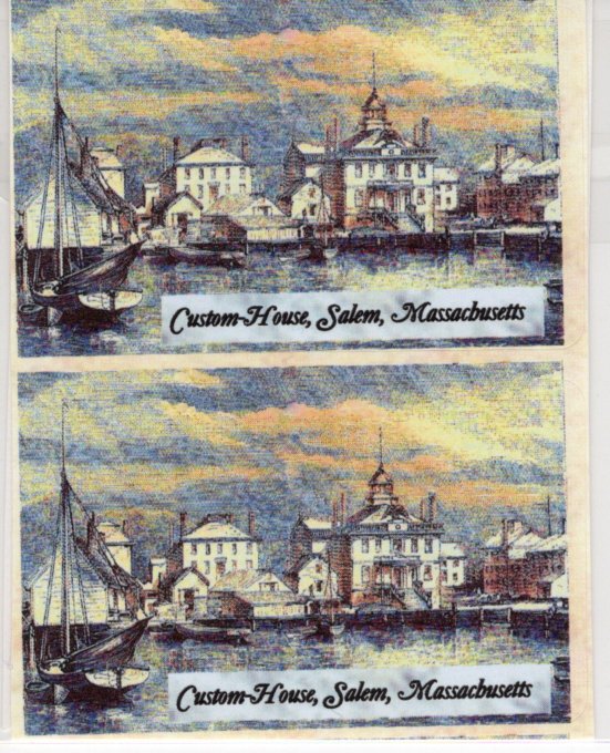 Salem Custom House Stickers- Pack of 4