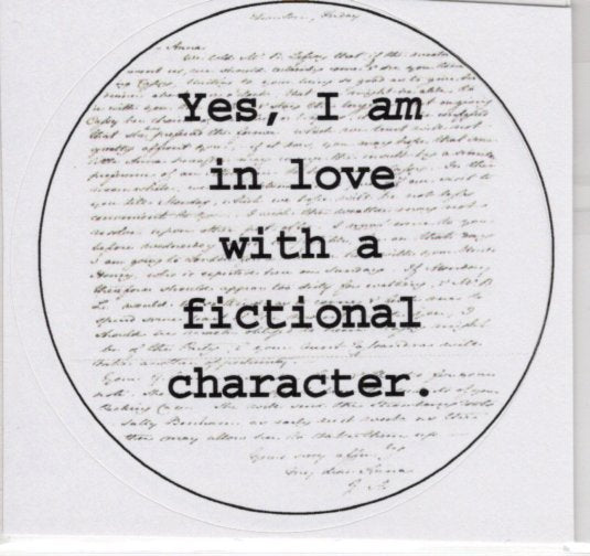 Yes, I Am in Love Sticker Pack-4 stickers : 2.5"
