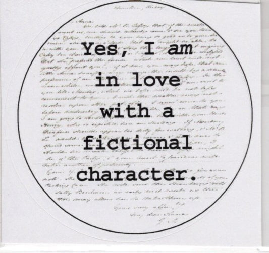 Yes, I Am in Love Sticker Pack-4 stickers : 2.5"