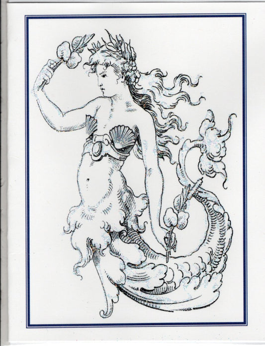 Siren of the Sea Glitter Card