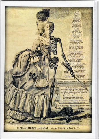 Life & Death Contrasted or an Essay on Woman Print 5 x 7