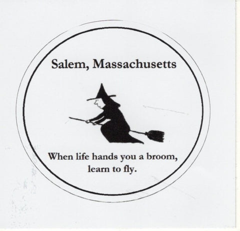 WITCH CITY "LEARN TO FLY" VINYL STICKER