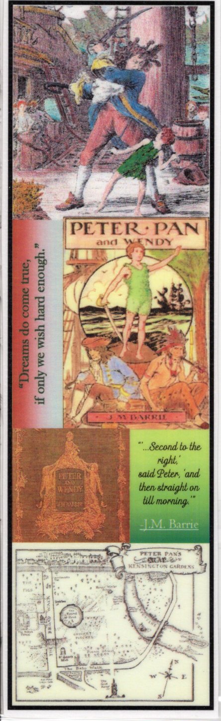 PETER PAN Collage Bookmark