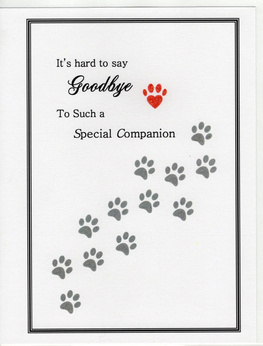It's Hard to Say Goodbye to Such a Special Companion Card