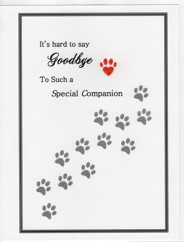 It's Hard to Say Goodbye to Such a Special Companion Card