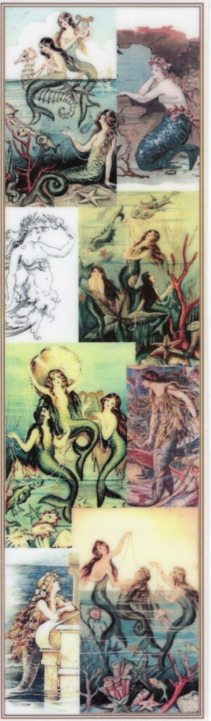 Mermaid Collage Bookmark