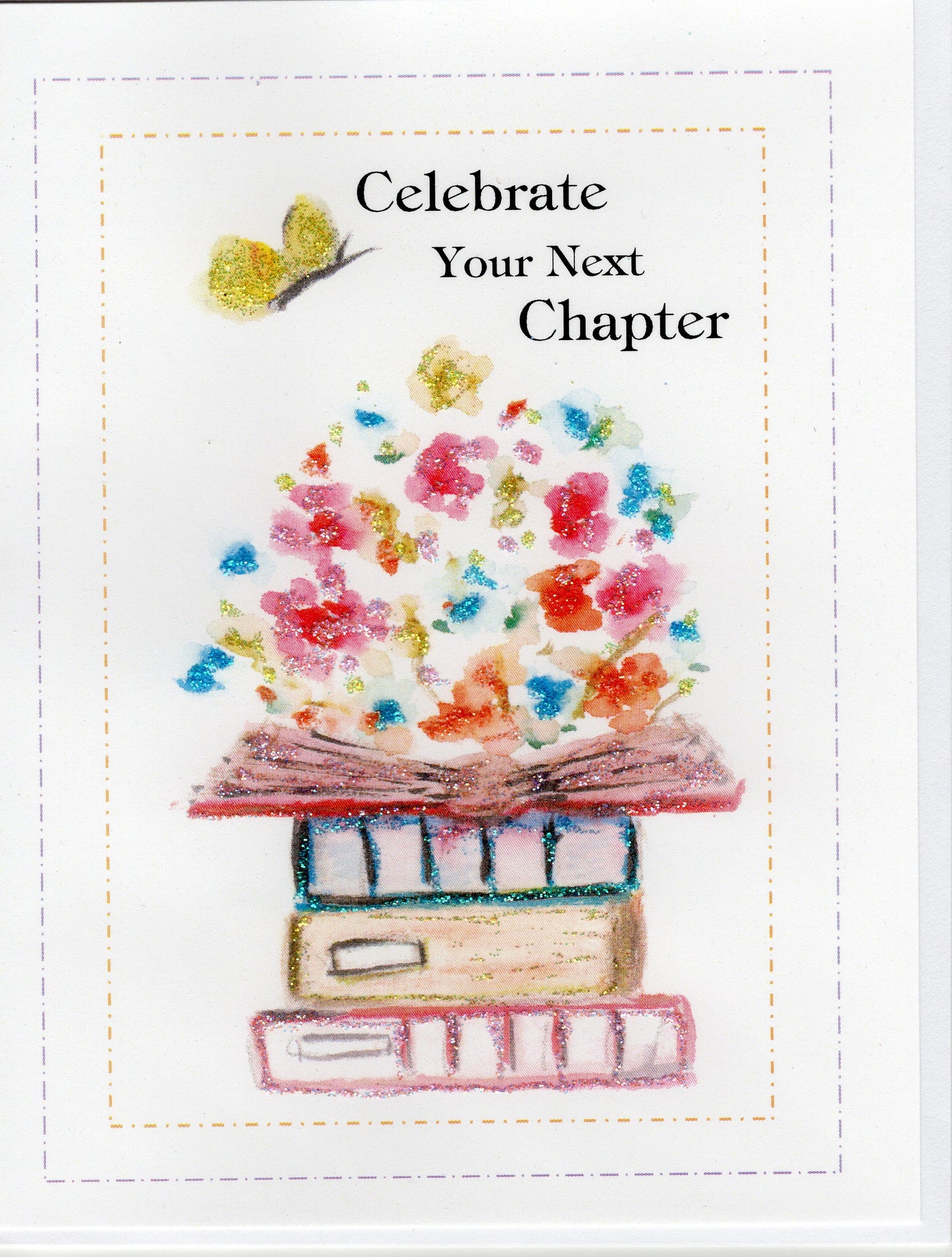 Celebrate Your Next Chapter Butterfly Occasion Card