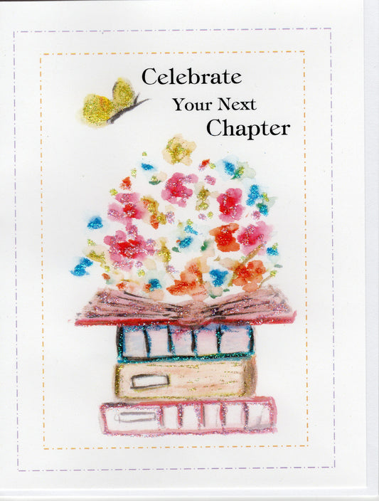 Celebrate Your Next Chapter Butterfly Occasion Card