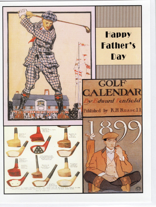 Happy Father's Day ~ Gentlemen Golfing Card
