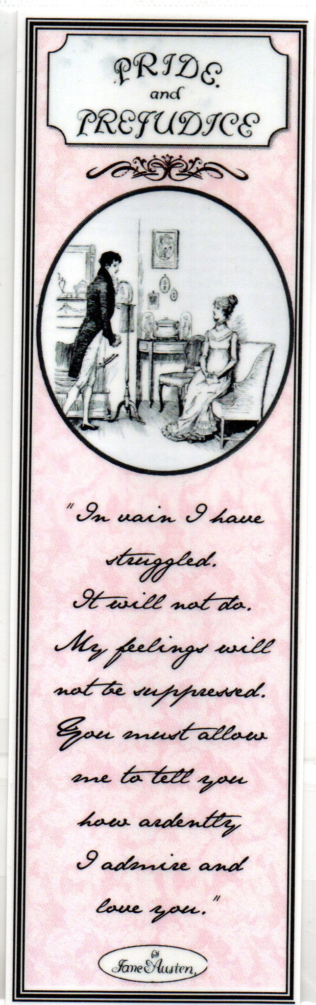 Darcy's Proposal Quote Bookmark