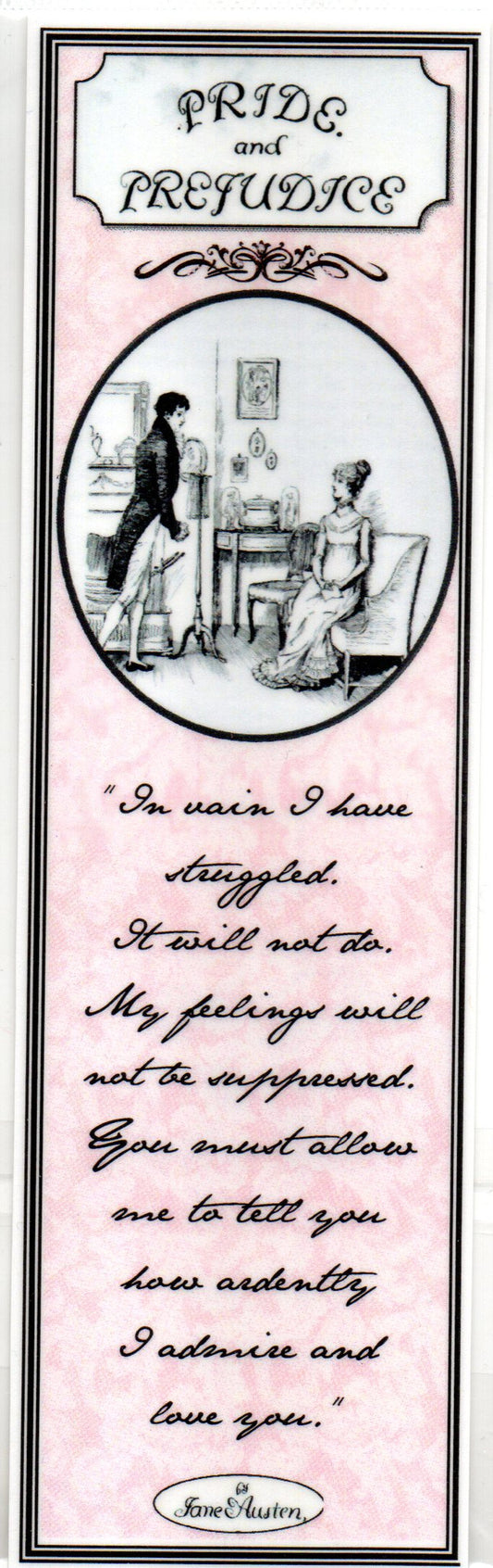 Darcy's Proposal Quote Bookmark