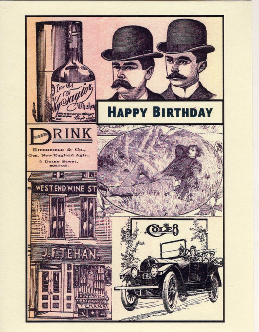 Gentleman's Happy Birthday Card