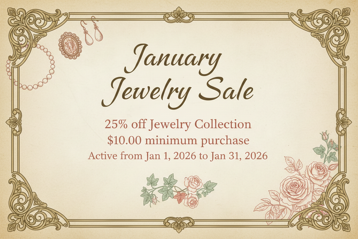 January Jewelry Sale Banner