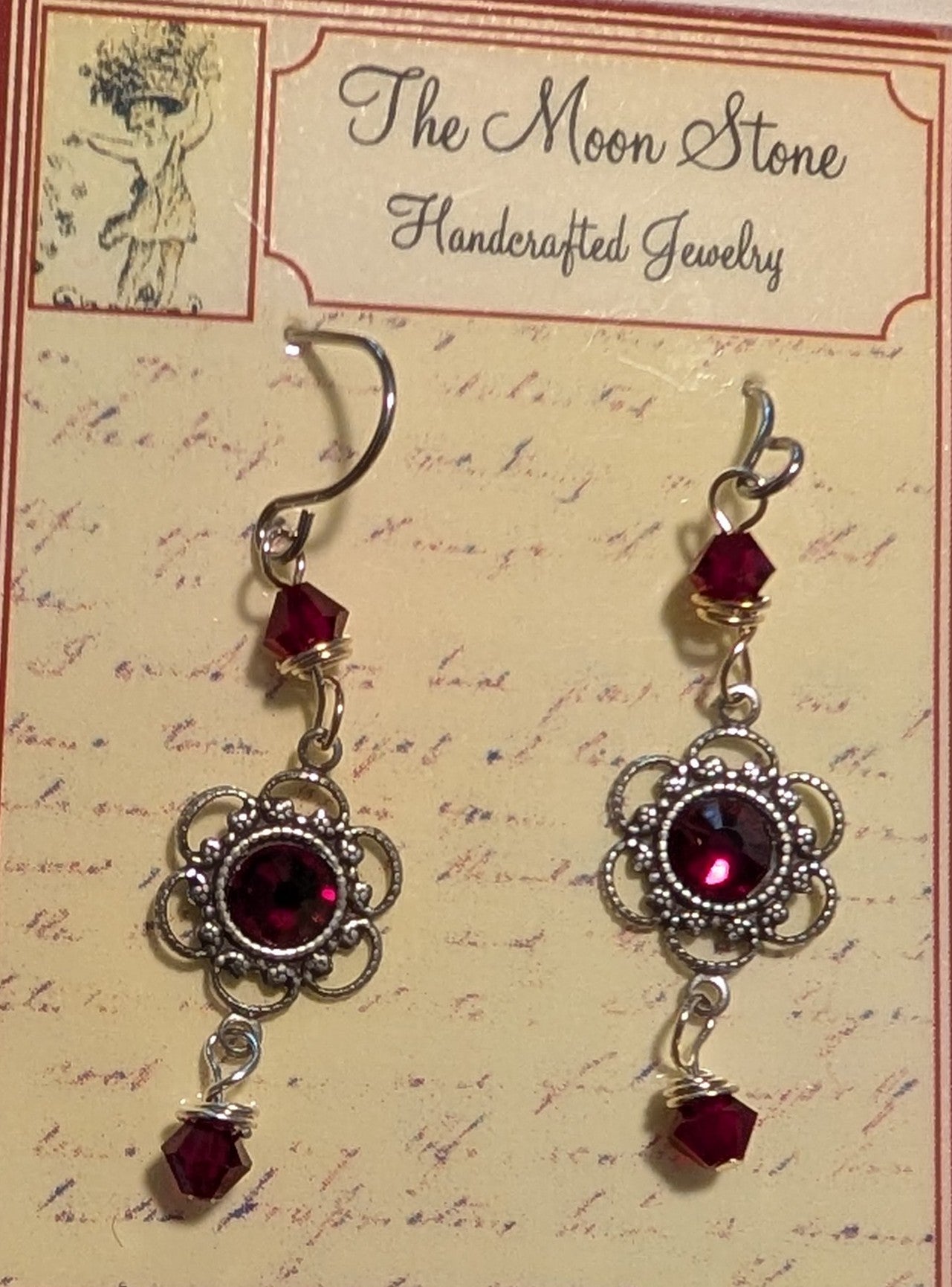 Victorian Crystal Blossom Drops