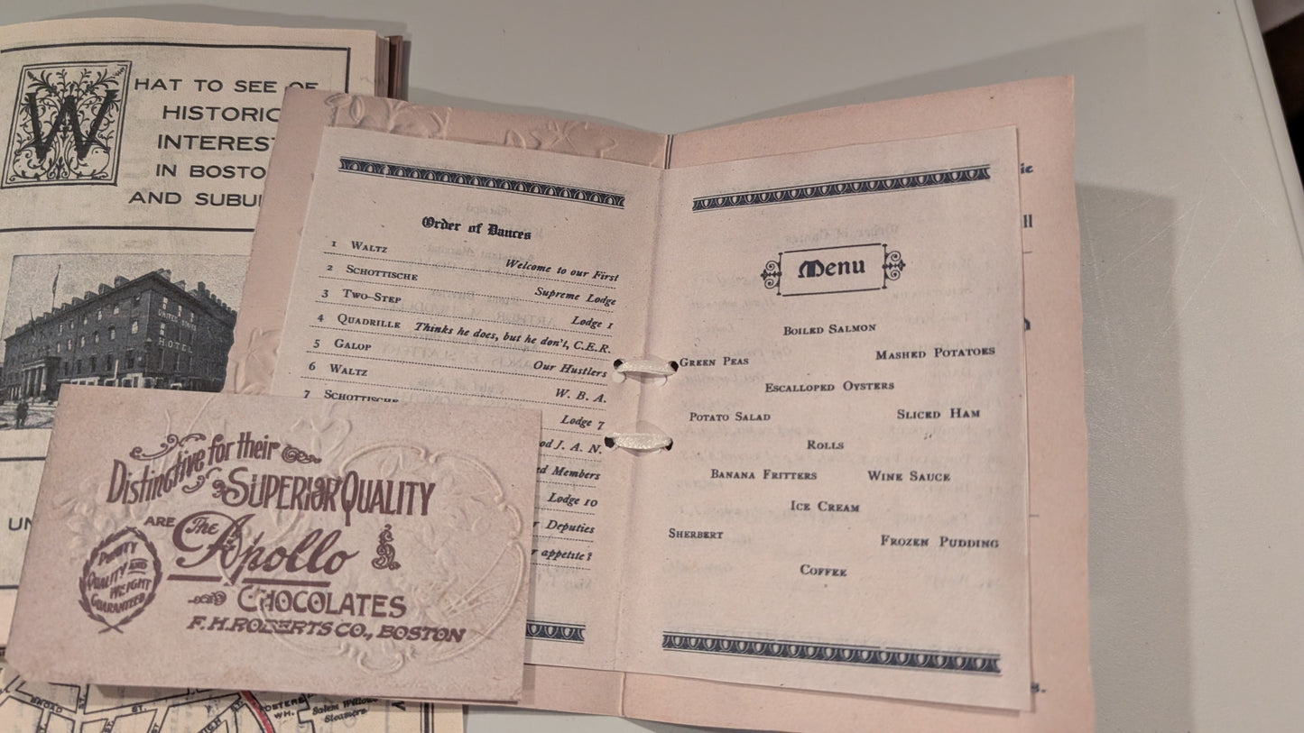 VICTORIAN BOSTON EPHEMERA 12PCS-REPRODUCTION : 12 PIECES 12