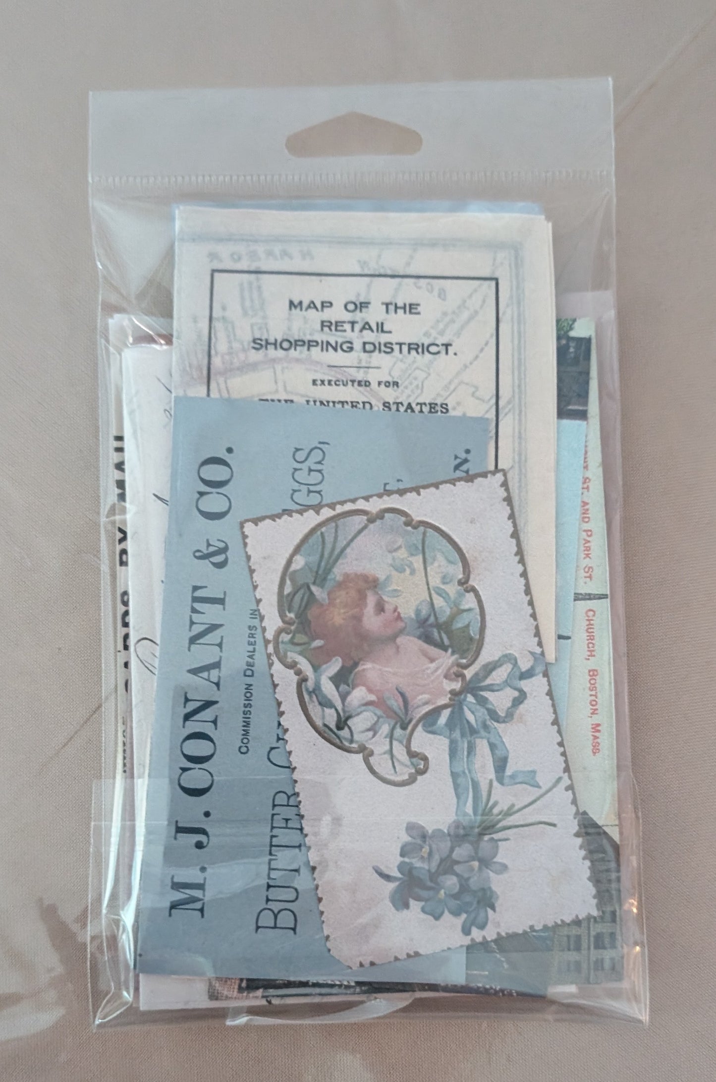 VICTORIAN BOSTON EPHEMERA 12PCS-REPRODUCTION : 12 PIECES 12