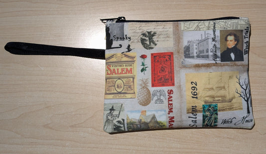 SALEM COLLAGE Pencil Case/Wristlet/Purse