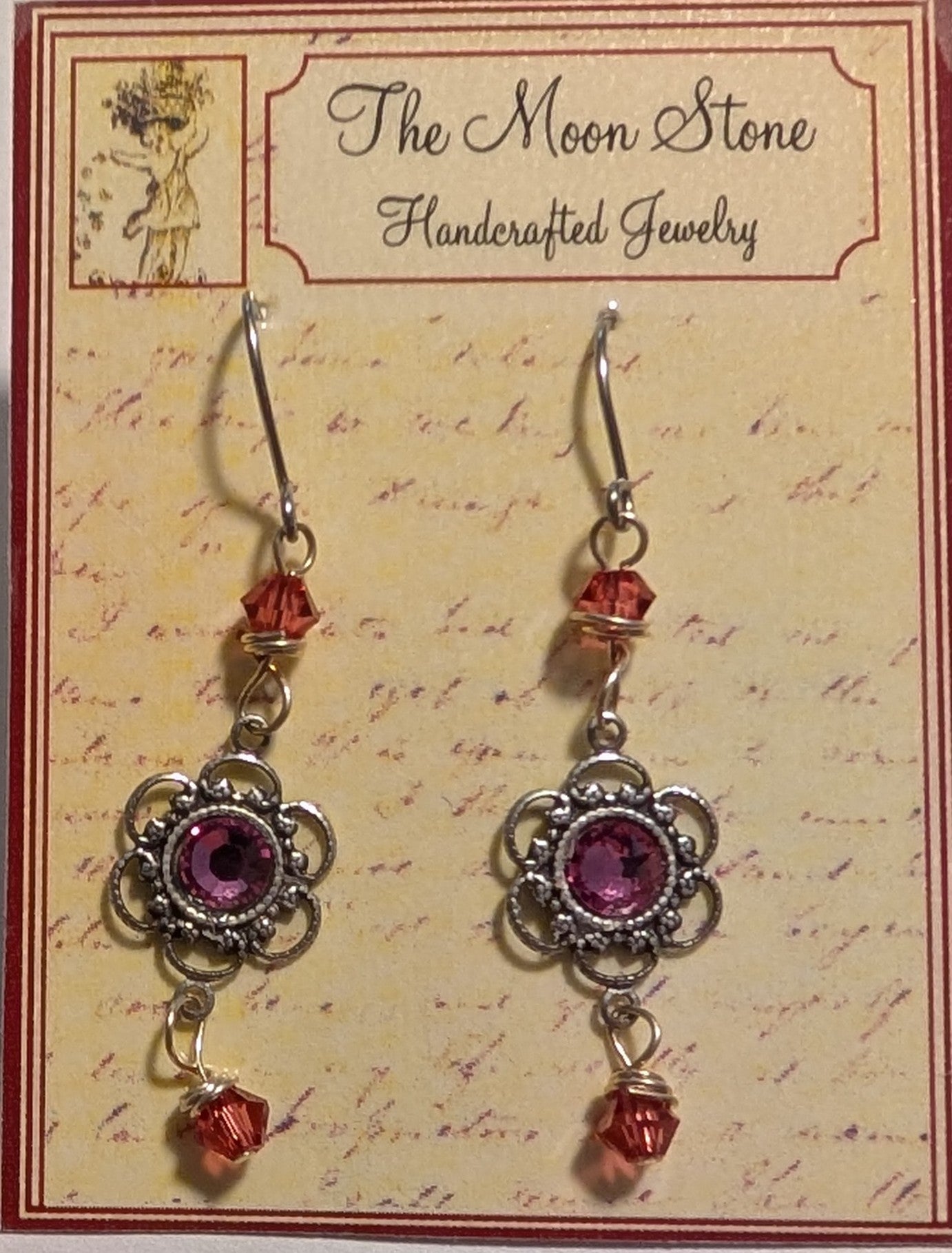 Victorian Crystal Blossom Drops