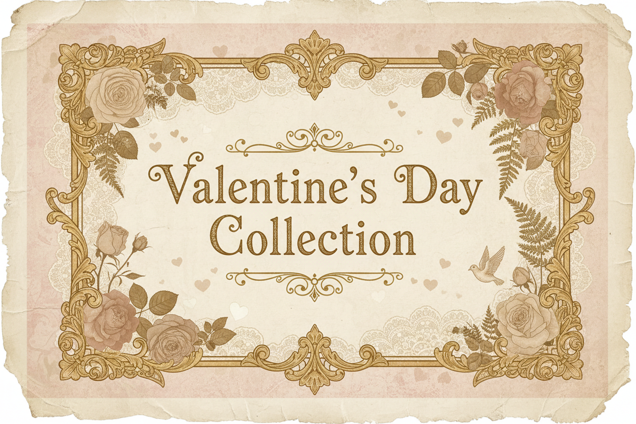 Vintage Valentine's Day Collection Banner