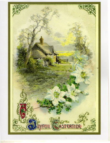 A Joyful Eastertide Glitter Card