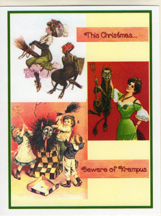 Beware of Krampus Card