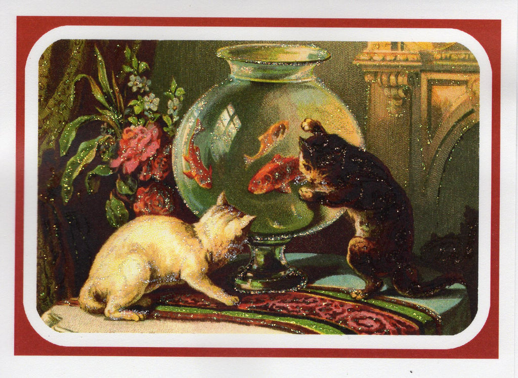 Mischief with the Fishbowl Glitter Card