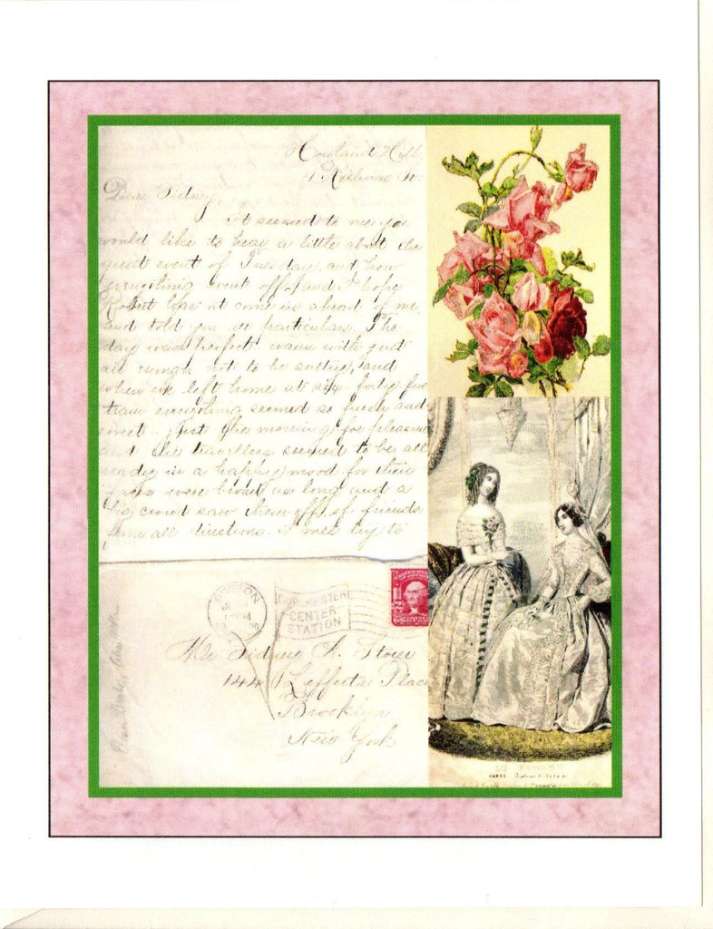 Dear Sidney Letter ~ Fashion Note Card