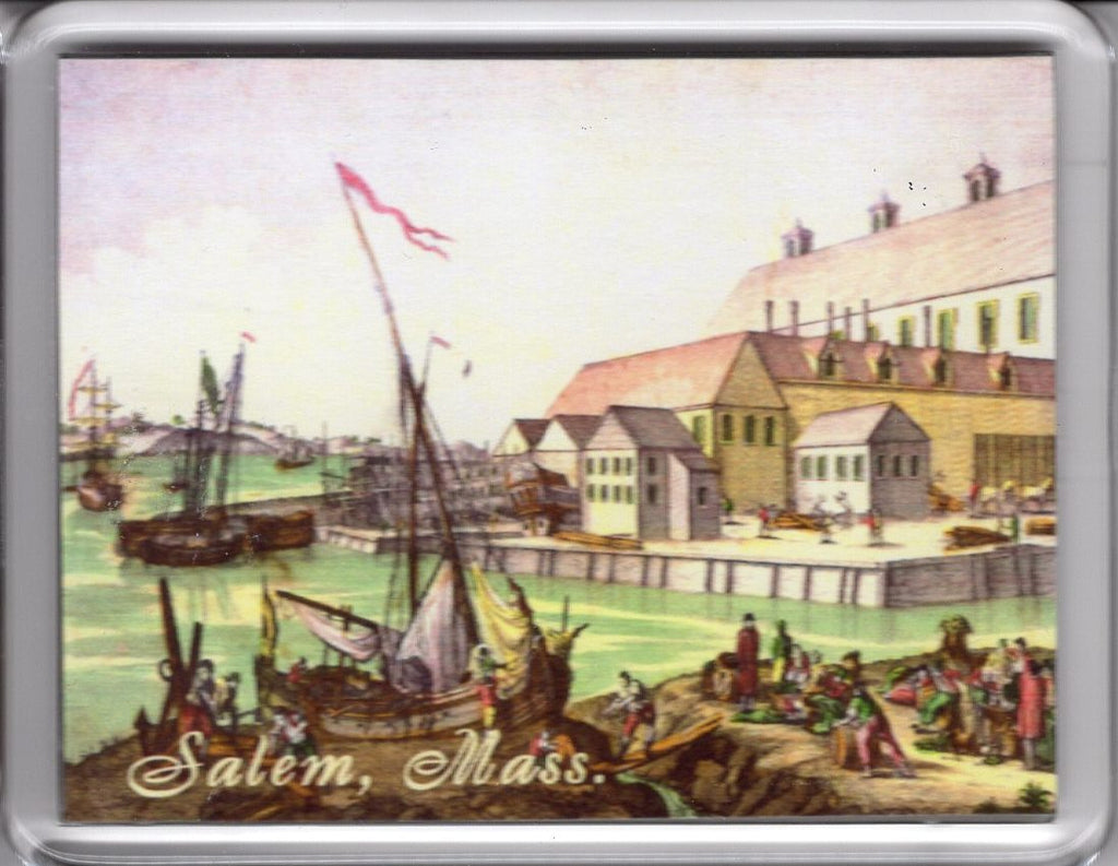 Salem Colonial Shipping 1770s Magnet
