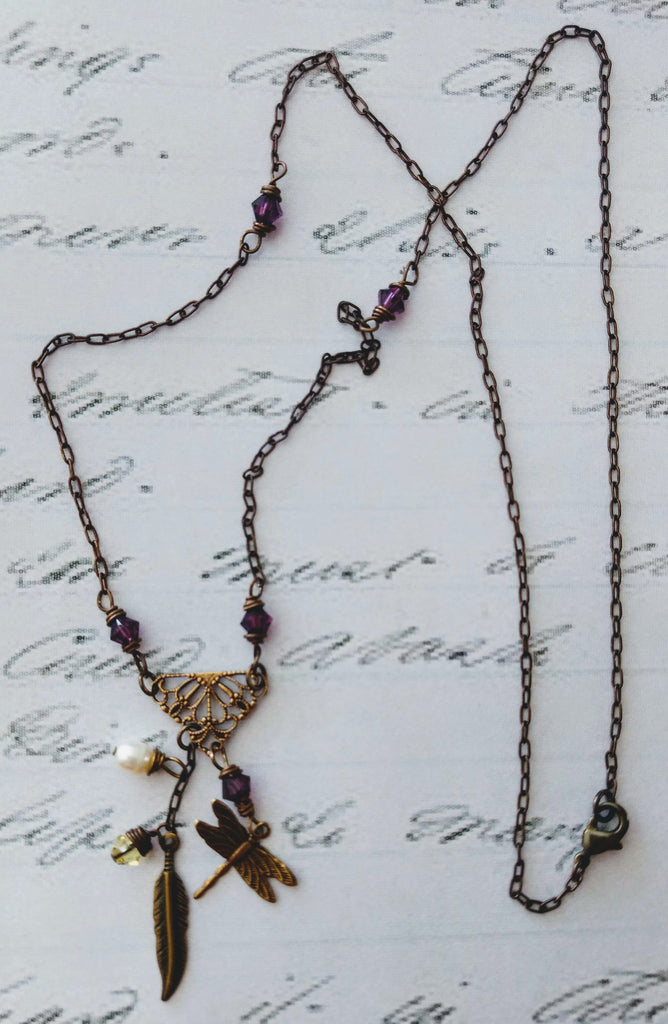 Emily Dickinson Nature's Treasures Necklace