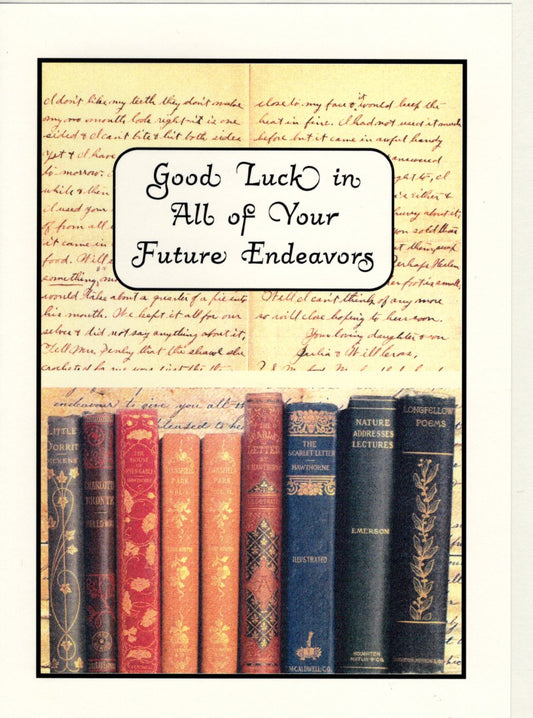 Good Luck in All of Your Future Endeavors Card