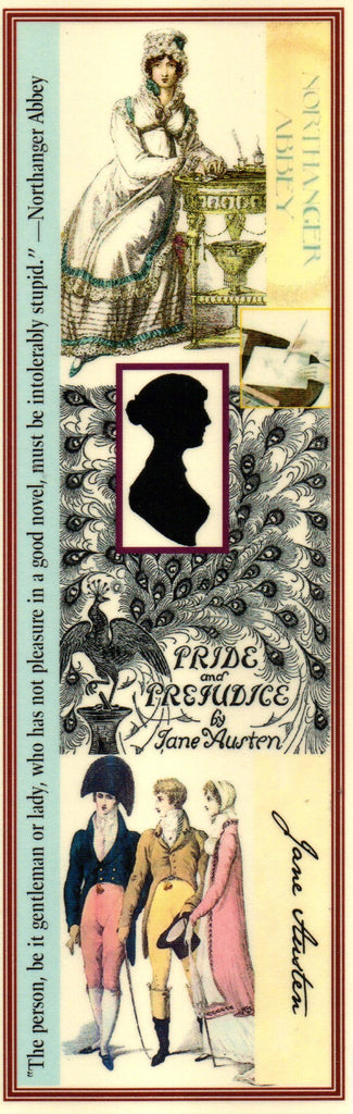 "...Good Novel" Jane Austen Collage Bookmark