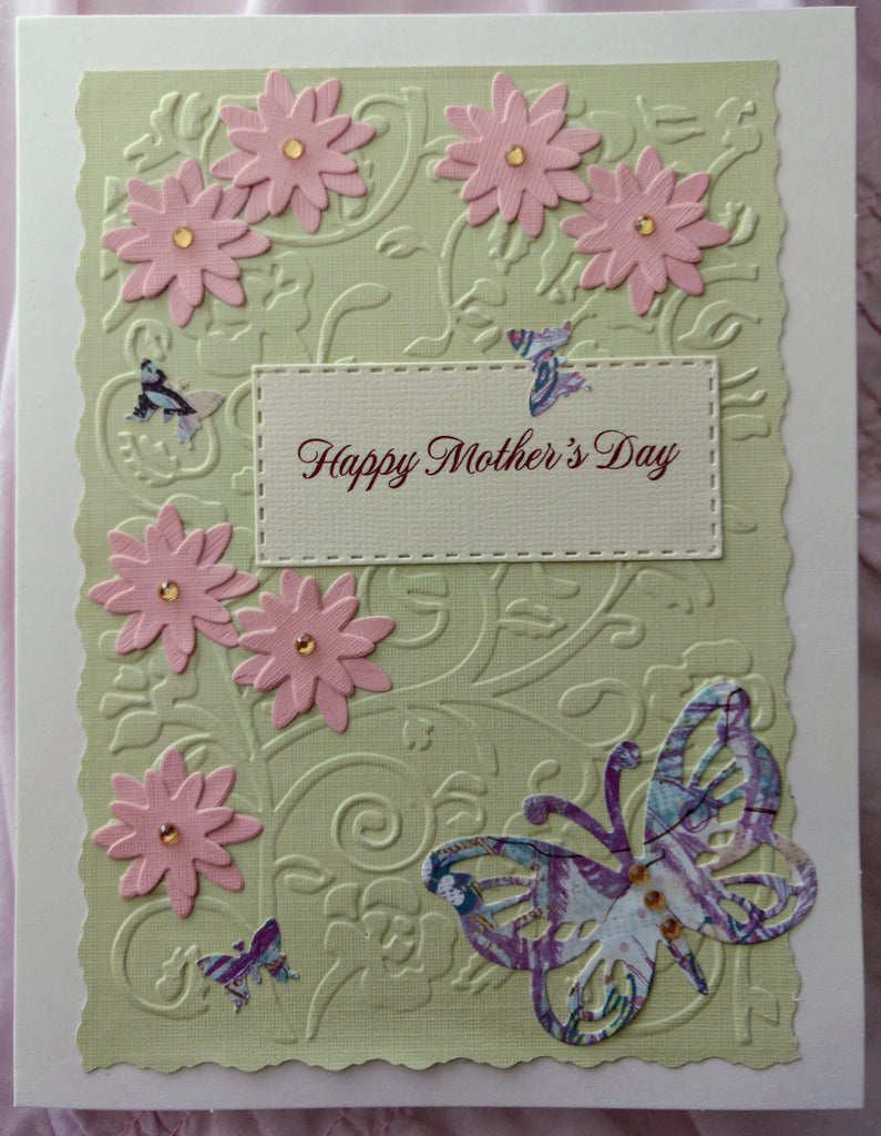 Happy Mother's Day ~ Butterfly Handmade Card