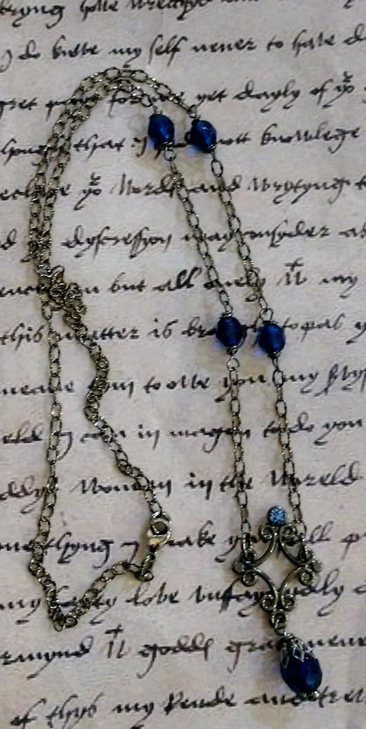 Queen's Courtier Drop Necklace