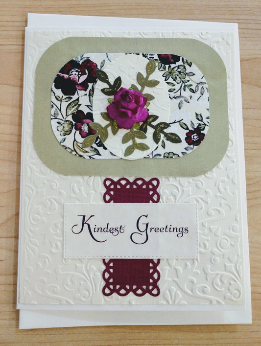 Kindest Greetings ~ Handmade Card