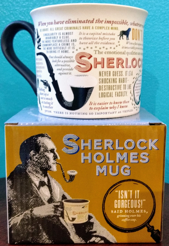 Sherlock Holmes Literary Quote Mug