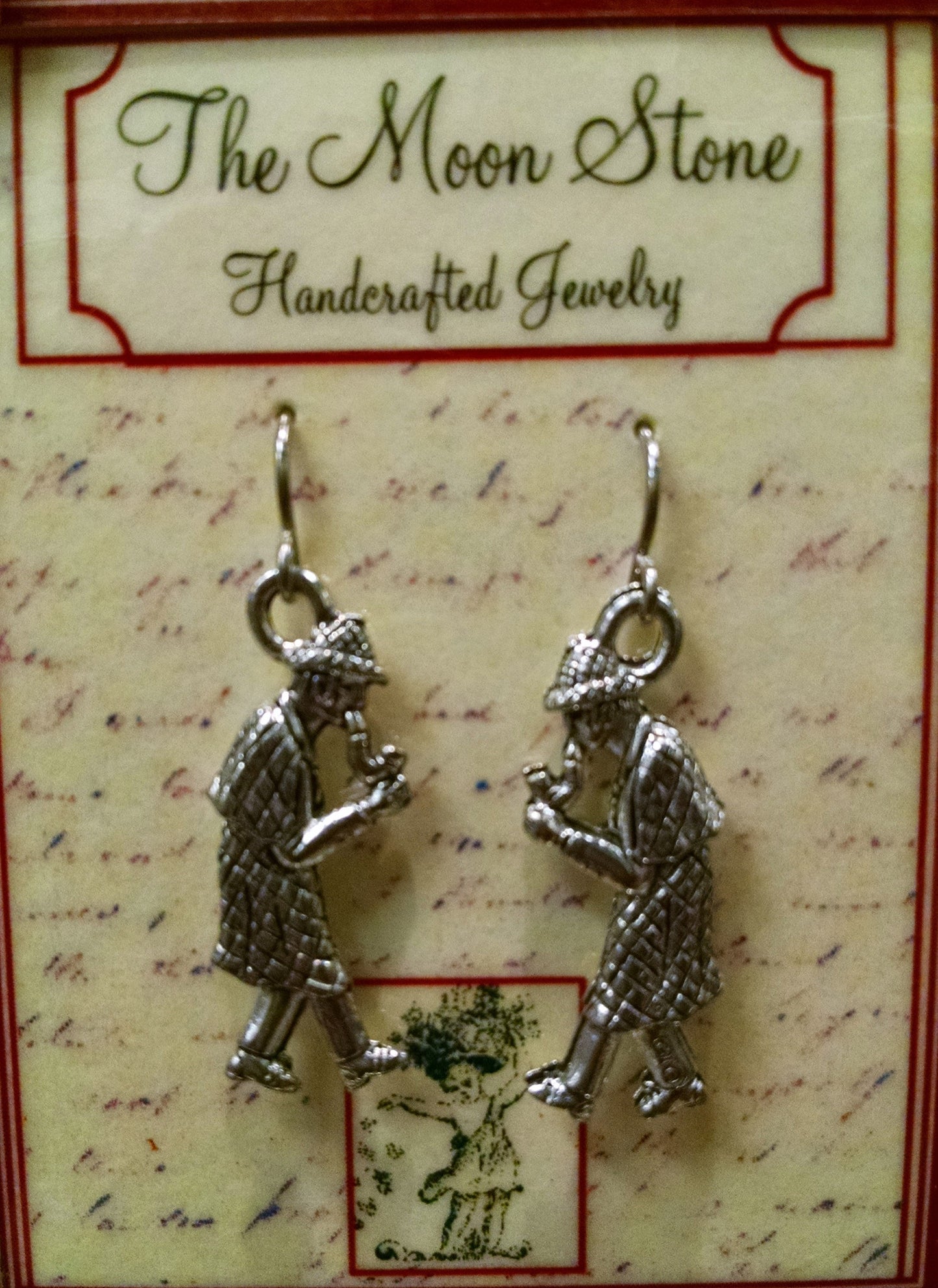 Sherlock Holmes Charm Earrings