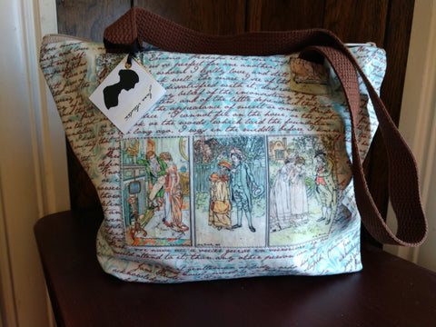 Jane Austen Quotes Fashion Bag