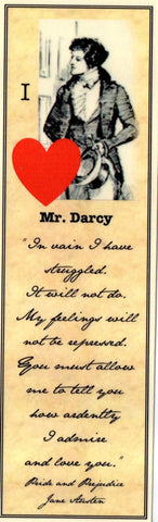 I Heart Mr. Darcy Bookmark
