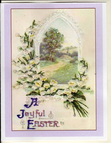 A Joyful Easter ~ Lilies of the Valley Scene