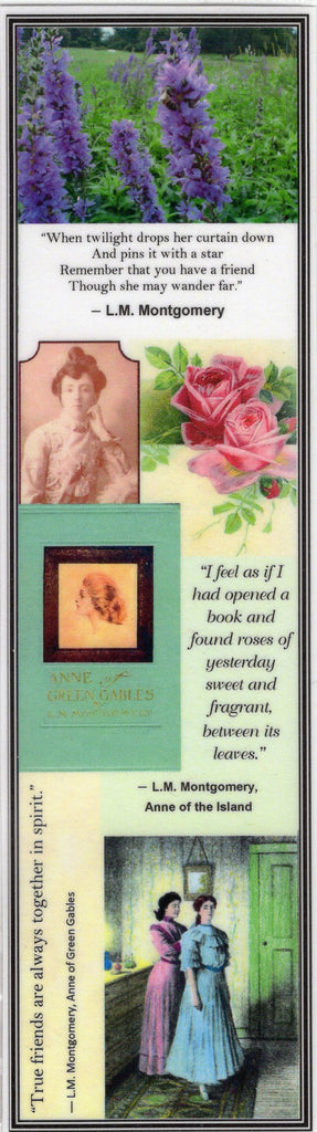 Lucy Maud Montgomery's Anne of Green Gables Collage Bookmark